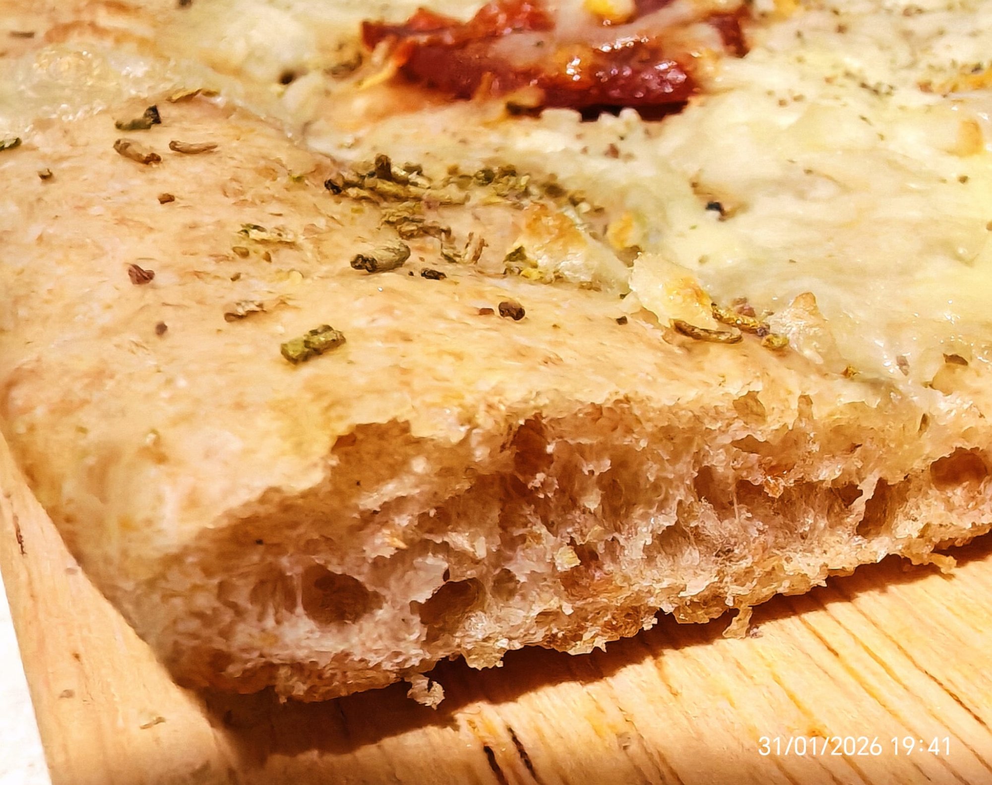 Artisan sourdough focaccia